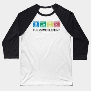 Black The Prime Element Baseball T-Shirt